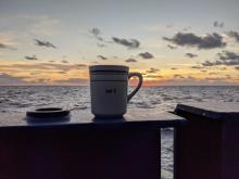 coffee at sunrise