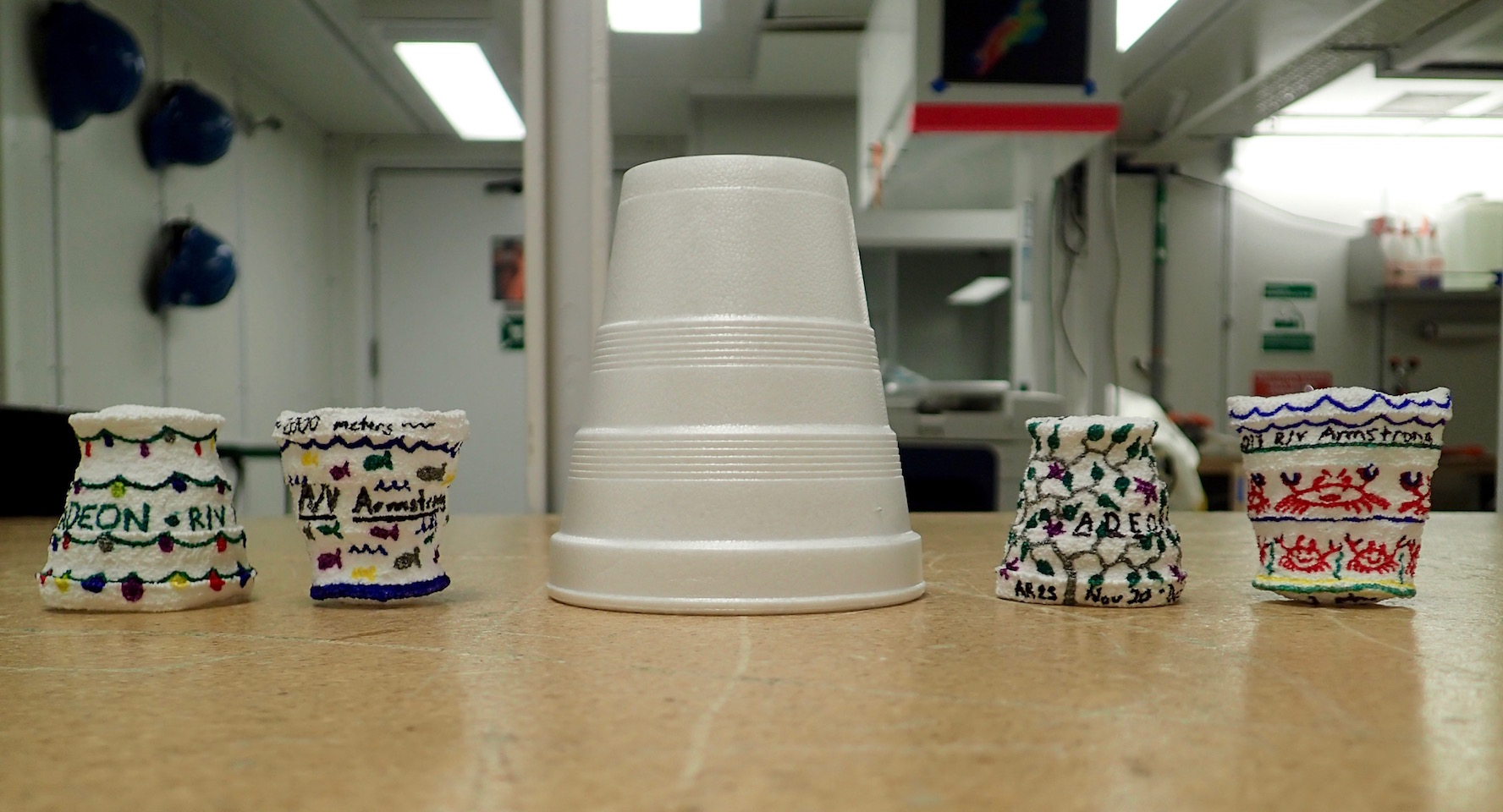 styrofoam cups